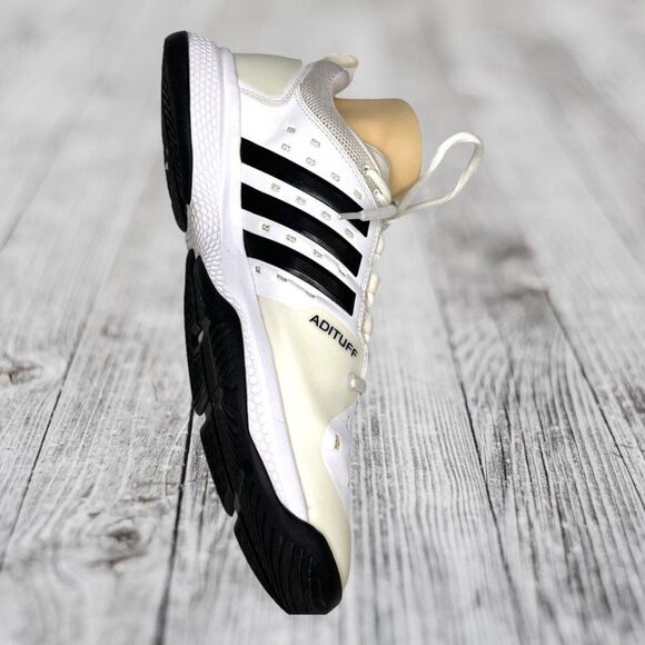 AMPUTEE LEFT ONLY Adidas‎ Mens Barricade Classic Bounce White Sneaker Size 12M - Picture 4 of 9